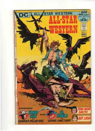 All - Star Western 11 Dc 1972 Final Issue 2nd Jonah Hex 8.  5