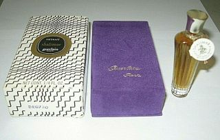 Vintage Guerlain Shalimar Perfume Bottle/boxes 1/4 Oz Sealed/full Circa 1967,  3 "