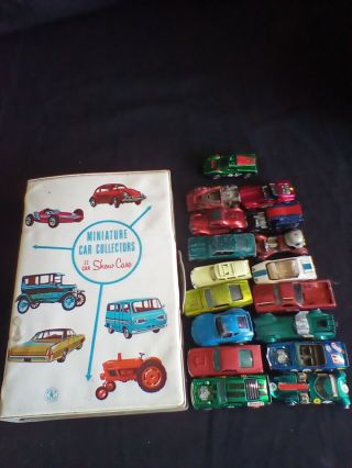 Vintage Toy Cars And Case