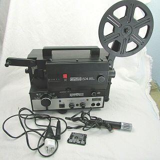 Vintage Rare Eumig Sonomatic 824 Sound Projector 8mm Or 8mm W/cover