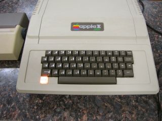 Vintage Apple II Plus Computer A2S1048 with Silentype printer A2M0032 - 2