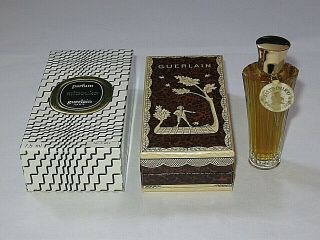 Vintage Guerlain Mitsouko Perfume Bottle & Boxes 1/4 Oz Full 1967 - 3 "