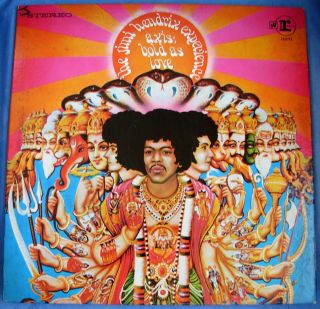 Vintage Jimi Hendrix Experience Lp Vinyl Record Stereo Axis: Bold As Love Rs6261