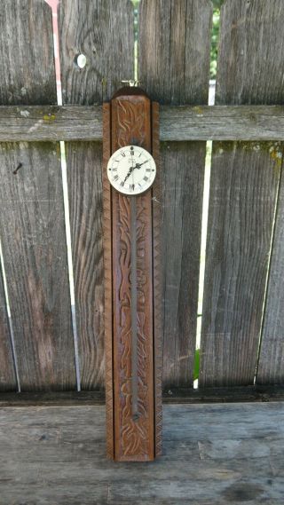 Vintage German Anno 1750 Vintage Gravity Novelty Wall Clock