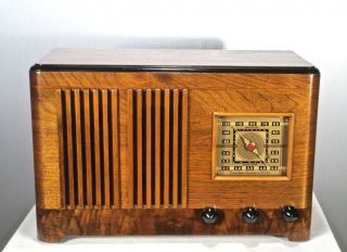 Antique Emerson Vintage Tube Radio Restored And