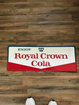 Vintage Enjoy Royal Crown Cola R C Cola Sign