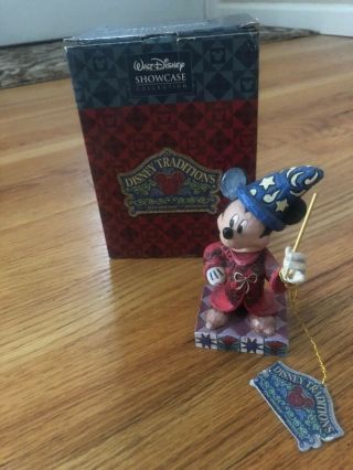 Jim Shore Disney Traditions " Touch Of Magic " Mickey Mouse 4010023 Enesco Box
