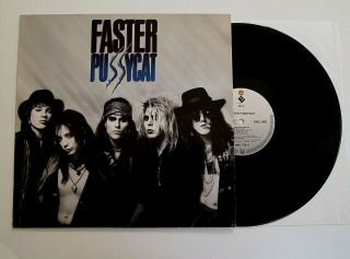 Faster Pussycat S/t 1987 Lp N Vinyl Self Titled Same Album Rare