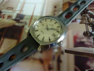 Certina Ds - 2 Vintage Watch Cal 25 - 661 Ref 5301 - 300 Jumbo Case Magirus Deutz Dial