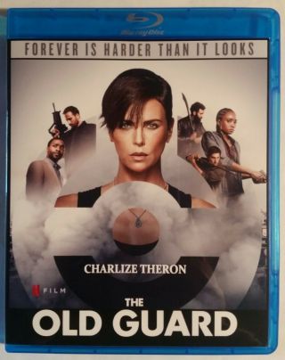 The Old Guard Blu - Ray No Dvd Netflix Film Rare Charlize Theron Kiki Layne