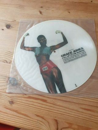 Grace Jones Pull Up To The Bumper 1985 Uk 12 " Vinyl Picture Disc Single Vg
