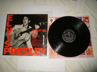 Elvis Presley - 1st - Rock And Roll - Made In Spain Rca Lsp 1707 - Spanish Print Lp
