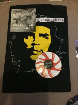 Rage Against The Machine 12” Record,  Synthetic Poster