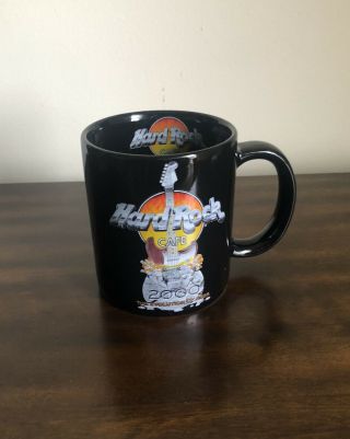 Vintage Hard Rock Cafe Las Vegas Coffee Mug,  20 Oz.  2000 The Evolution Of Rock
