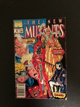 Marvel Comics 98 - The Mutants - Dead Pool 1st Appearance -