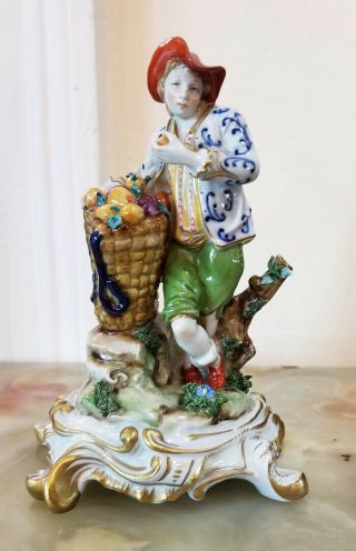 Antique 19th Cent.  German Porcelain Figurine C/omar 2.