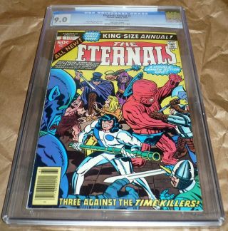 Eternals Annual 1,  Marvel 1977,  Cgc 9.  0,  Jack Kirby