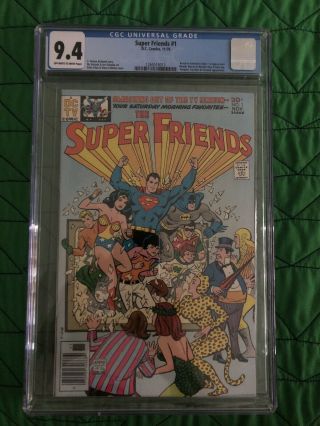 1976 Friends 1 Cgc 9.  4 Dc Comics Batman Superman Wonder Woman Aquaman Afa
