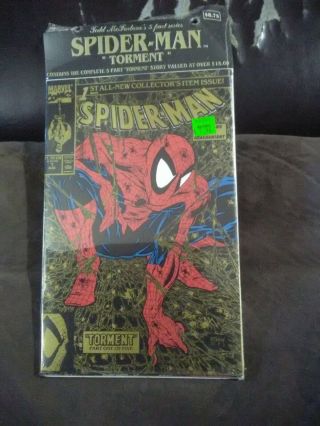 Spider - Man 1 (aug 1990) Spiderman " Torment " Issues 1 - 5.  Package