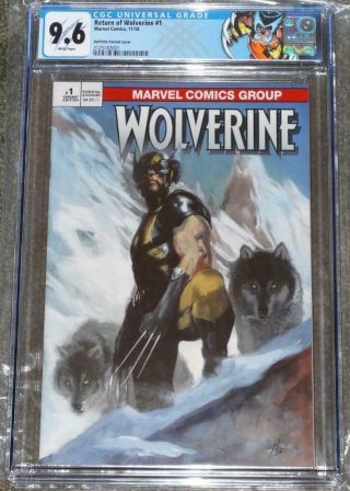 Cgc Graded 9.  6 Return Of Wolverine 1 Dell Otto Variant Cover Marvel Comic Book