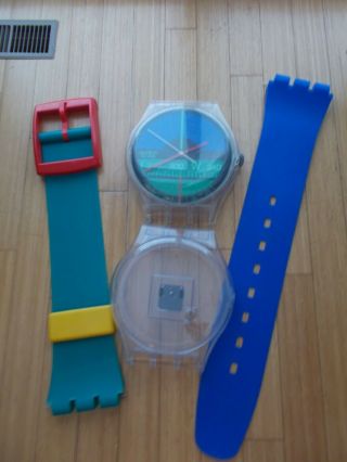 Maxi Swatch Wall - Swatch " Nautilus " Vintage L@@k & Read With Spare Case