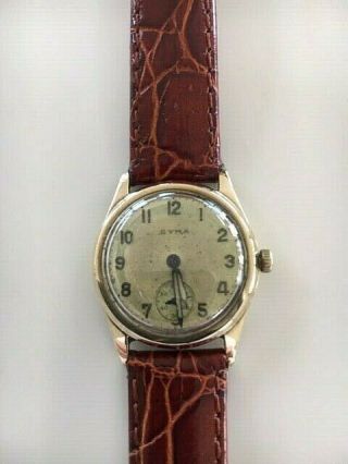 Antique Vintage 9ct Solid Gold Wrist Watch