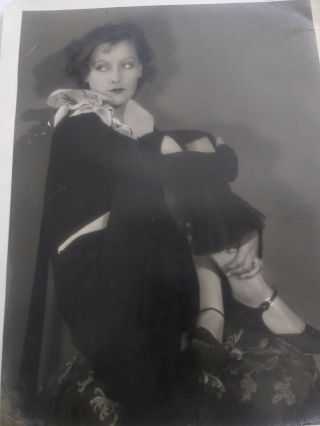 Vintage Swedish Star Greta Garbo Ruth Harriet Louise 10 1/2 " X13 1/2 "