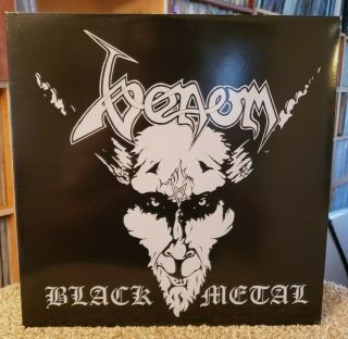 Venom Black Metal Lp 2002 Re Earmark Clear Vinyl Heavy Metal