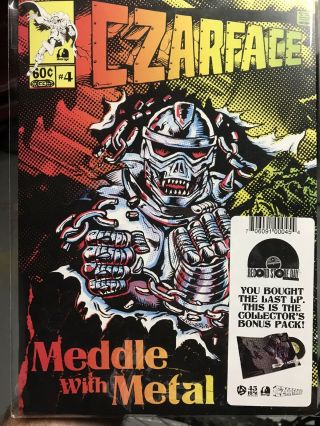 Czarface (inspectah Deck&7l& Esoteric) Meddle With Metal Vinyl,  Comic Rsd
