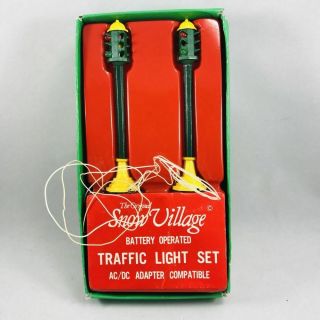 Dept 56 Heritage Village Traffic Light Set Set Of 2 W/ Box