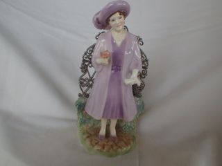 Royal Worcester Figurine 2000 " Queen Elizabeth Queen Mother " Rw2830 Limit Edit.