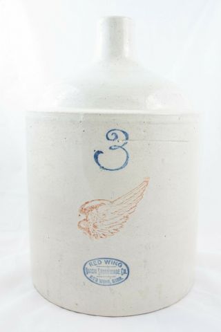 Red Wing 3 Gallon Jug Large Wing