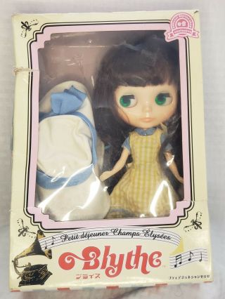 12 " Blythe Doll Shop Limited Petit De’jeuner Champs Elysees Hat Vintage