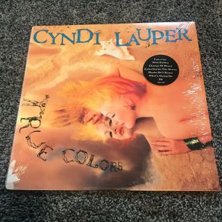 Cyndi Lauper - True Colors - Lp/vinyl,  Shrink/hype,  1986 Portrait,  Or 40313 - Nm