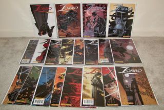 Zorro Dynammite Comics 1 - 20 W/ Variant Covers Matt Wagner Full Run Set 2008
