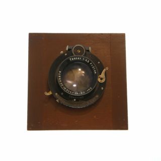 Vintage Carl Zeiss Jena 21cm F/4.  5 210mm Tessar Large Format Lens - Ug