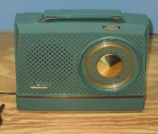 Rare Vintage Arvin Portable Tube Radio Model 952p1 / 954p1 Civil Defense
