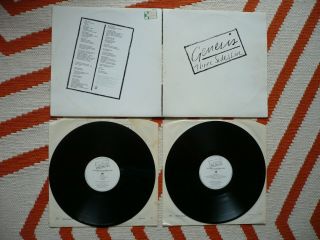 Genesis Three Sides Live Double Vinyl Uk 1982 Charisma 1st Press 2 Lp Exc
