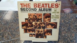 The Beatles Second Album Lp Vinyl T - 2080 Mono Capitol - Pressed By Decca Records