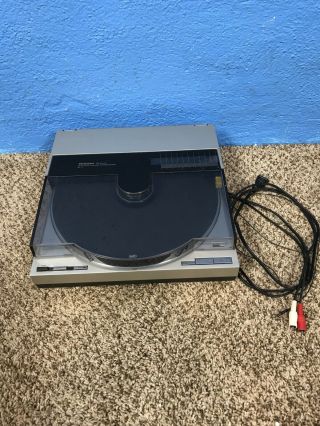 Vintage Technics Sl - 7 Quartz Direct Drive Turntable With Operating Instructions