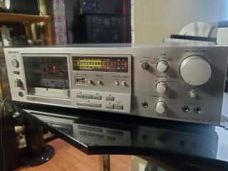 Vintage Sony Tc - K61 Dolby Stereo Cassette Deck,  Box,  Serviced.