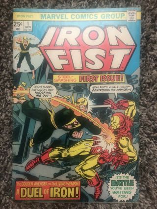 Iron Fist 1 Nov 1975 1st Appearance Davos Steel Serpent Marvel Comics Iron Man