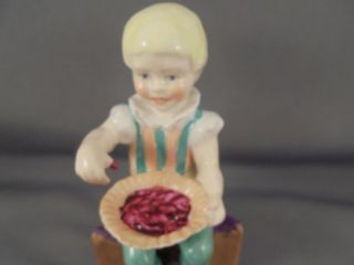 Vintage Royal Worcester Porcelain Nursery Rhymes Figure Little Jack Horner 3305 2