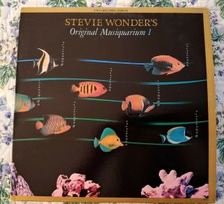 Stevie Wonder Musiquarium I Vinyl Lp Record W/fan Club Insert 1982
