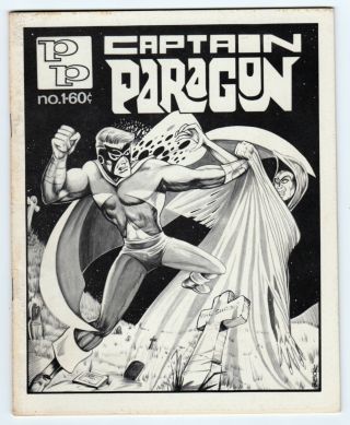 Captain Paragon 1 1970 Signed By Bill Black Fine Vintage Fanzine Paragon Pubs