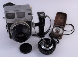 Vintage Mamiya Press 23 With 65mm Lens And Gossen Pilot Asa50