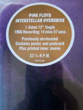 Pink Floyd,  Interstellar Overdrive,  poster Ltd 12 