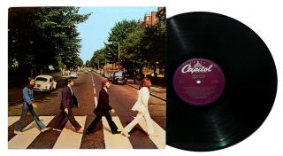 The Beatles - Abbey Road Lp Capitol Purple Label So - 383 " Come Together " Ex