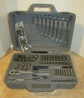 Vintage 90 Piece Craftsman Metric Mechanic Tool Set No.  933191 Made In U.  S.  A.  L