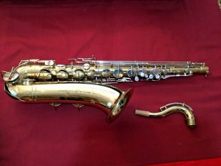 VINTAGE THE MARTIN IMPERIAL TENOR SAXOPHONE.  311255 serial number 3